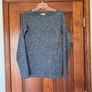 NWOT Athleta L gray long sleeve shirt